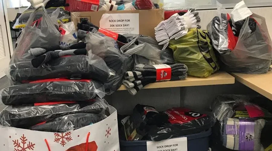 Moncton Man Collecting Socks For Homeless
