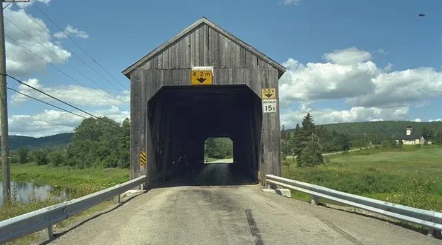 Two Injured In Covered Bridge Collision