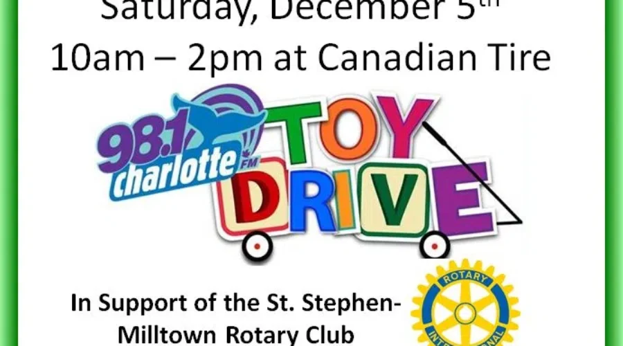 Toy Drive on December 5th at Canadian Tire