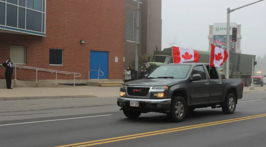 Hundreds Take Part In Remembrance Day Roll-Pass