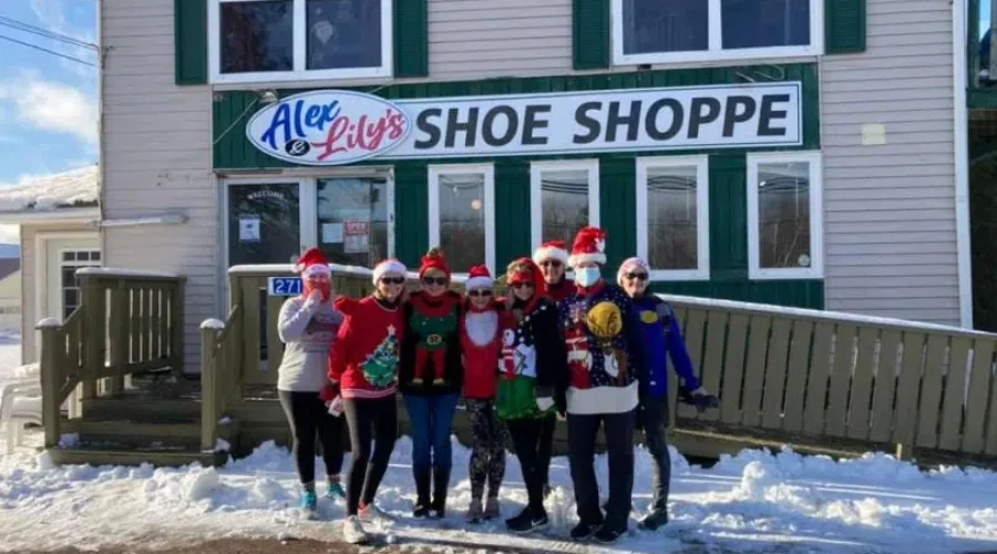Top Marathon Runner Opening Third N.B. Shoe Store