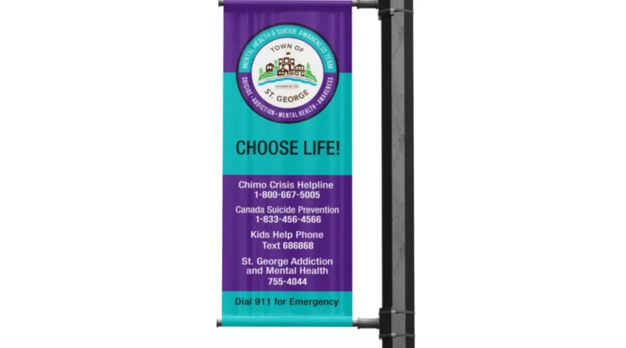 St. George Displays Suicide Awareness Banners