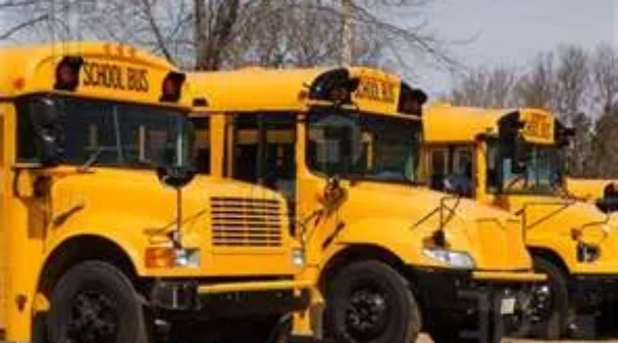 Late School Buses in Charlotte County this morning.