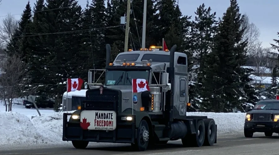 Atlantic Canadian Truckers Join ‘Freedom Convoy’