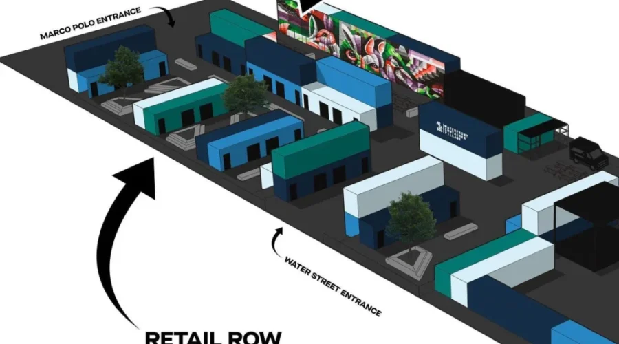 Permanent Vendor Village Taking Shape On Water Street
