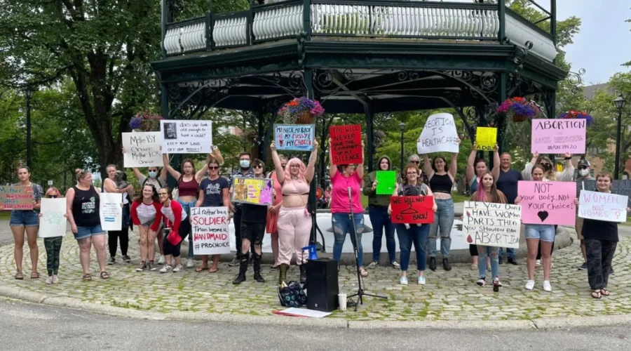 Pro-Choice Rally Stands In Solidarity After Roe v. Wade