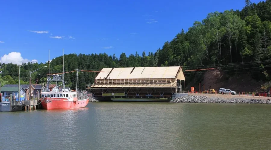 Graffiti Sprayed On New St. Martins Covered Bridge