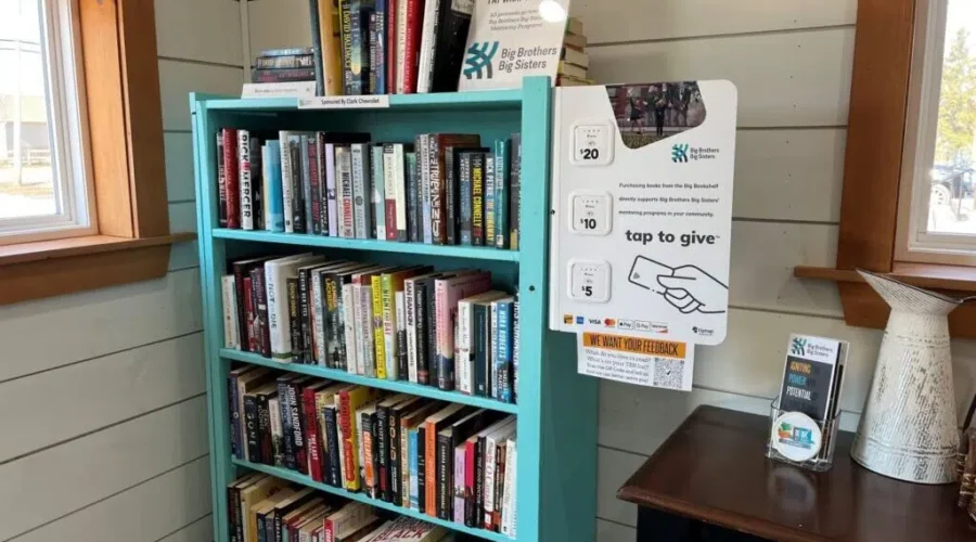 Big Brothers’ ‘Big Bookshelf’ is a little library with heart