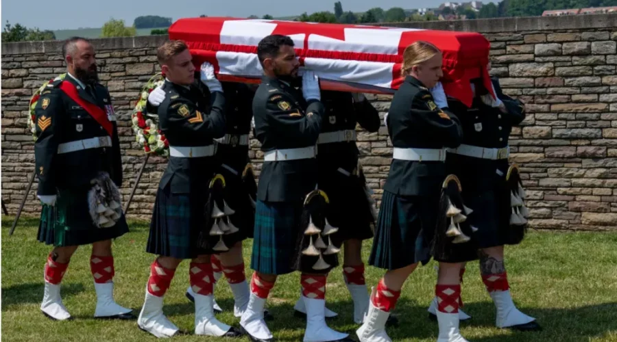 Three Canadian solidiers from First World War laid to rest in France