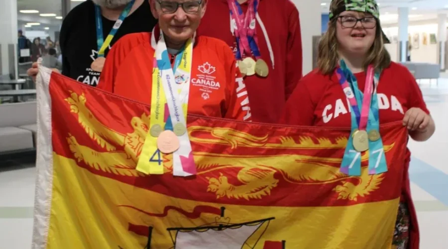 Medal winning N.B Special Olympics athletes return from World Games