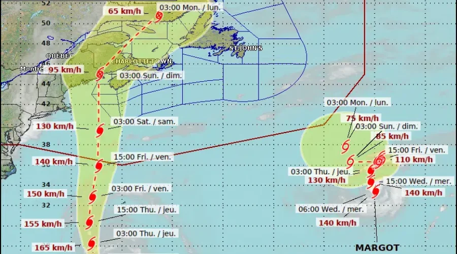 Lee’s impacts expected to be felt across the Maritimes