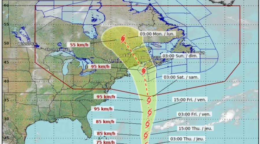Tropical Storm Phillipe expected to reach Atlantic Canada this weekend