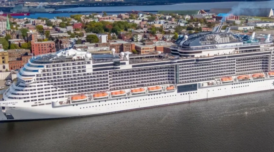 December cruise ship heading for Saint John