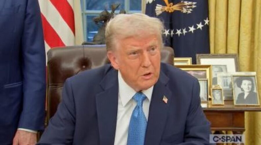 Trump warns of 100% tariff on Canadian goods