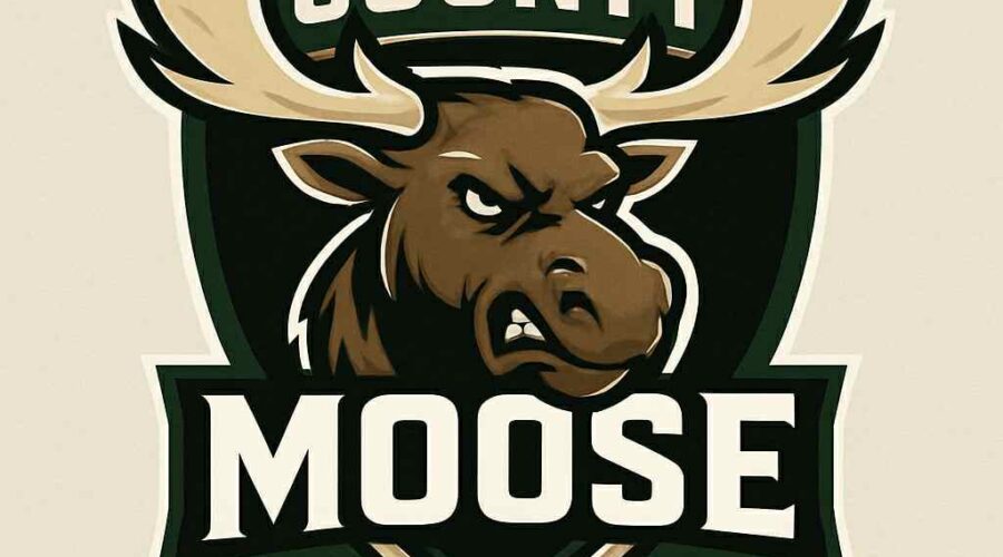 County Moose play in Blacks Harbour Saturday.
