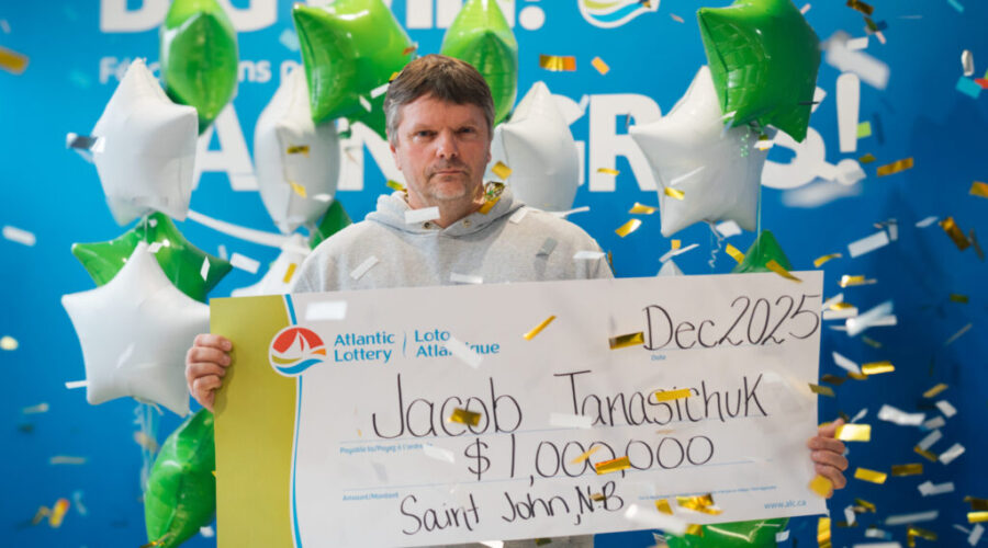 Saint John man a new millionaire