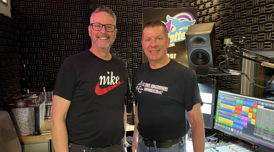 Stacey Noddin in the Charlotte FM Studio this morning.