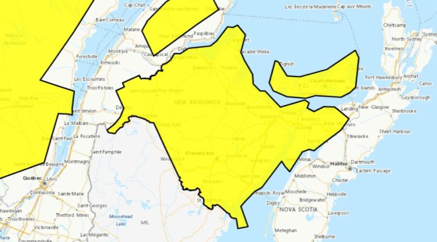 Arctic chill coming to New Brunswick this weekend