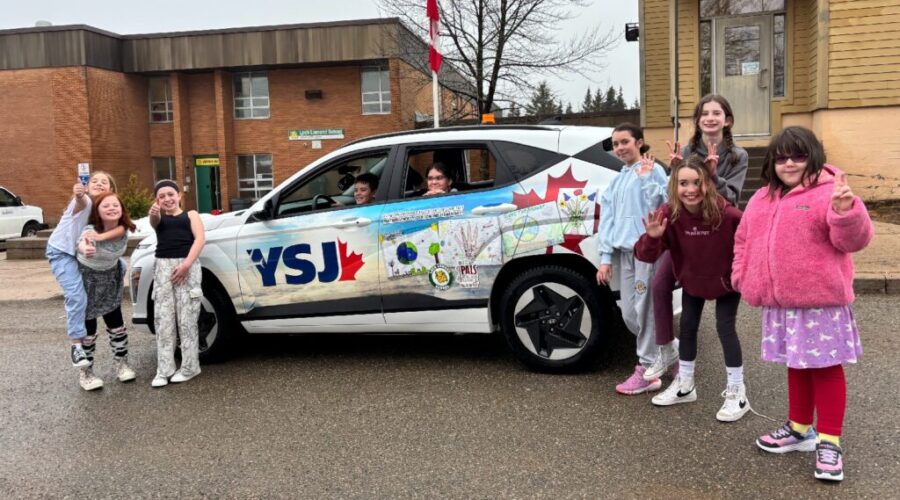 Student art featured on new EV at YSJ