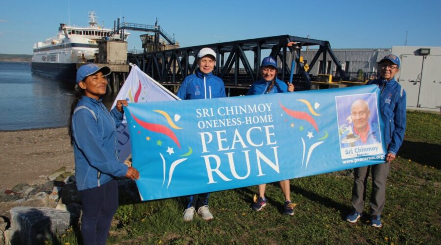 Torch run delivers message of peace