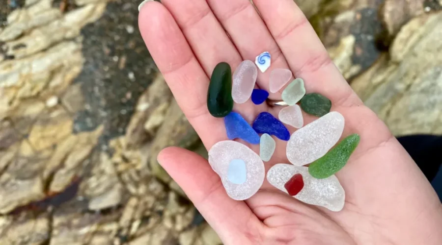 Rare Seaglass in New Brunswick