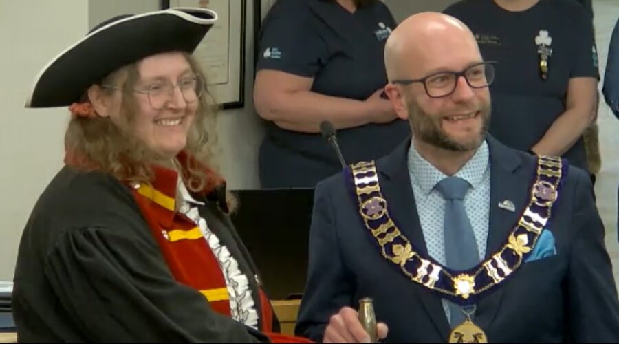 ‘Hear ye!  Hear ye!’ Town Crier representing Riverview at world competition
